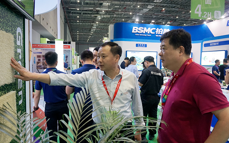 体博会绿菱展位客户4